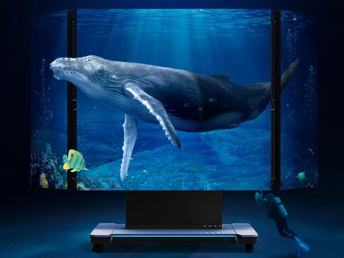 星空(中国)全新一代3D折叠屏首秀北京教育装备展，开启智慧教育多维交互时代